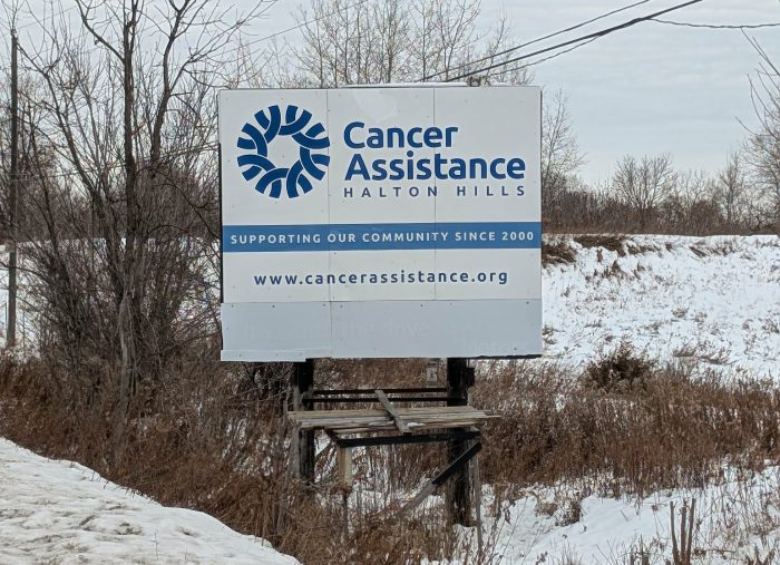New Cancer Assistance Billboard in Acton
